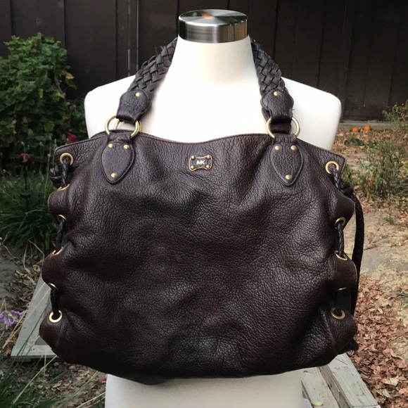 Michael Kors Handbags - Michael Kors Woodside Braid handle tote